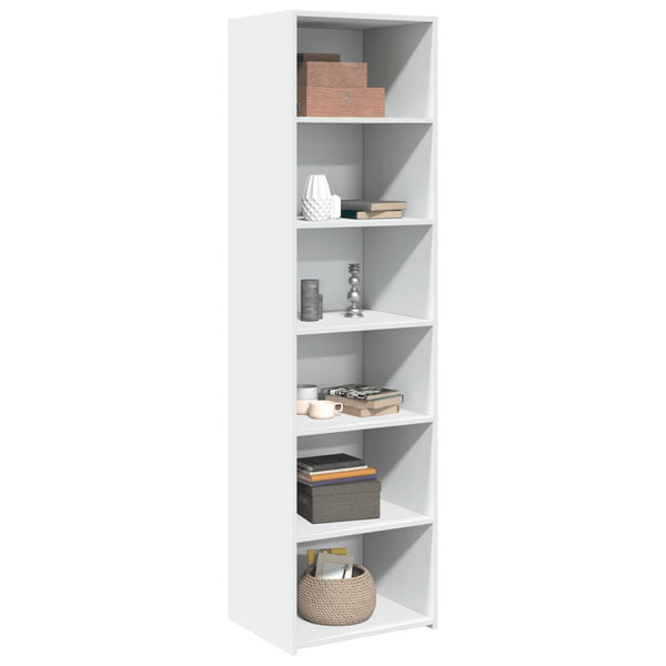 Highboard Weiß 50x41x185 cm