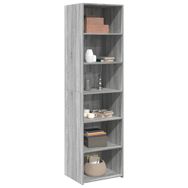 Highboard Grau Sonoma-Eiche 185 cm