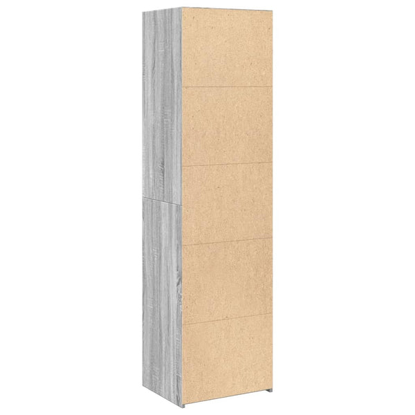 Highboard Grau Sonoma-Eiche 185 cm