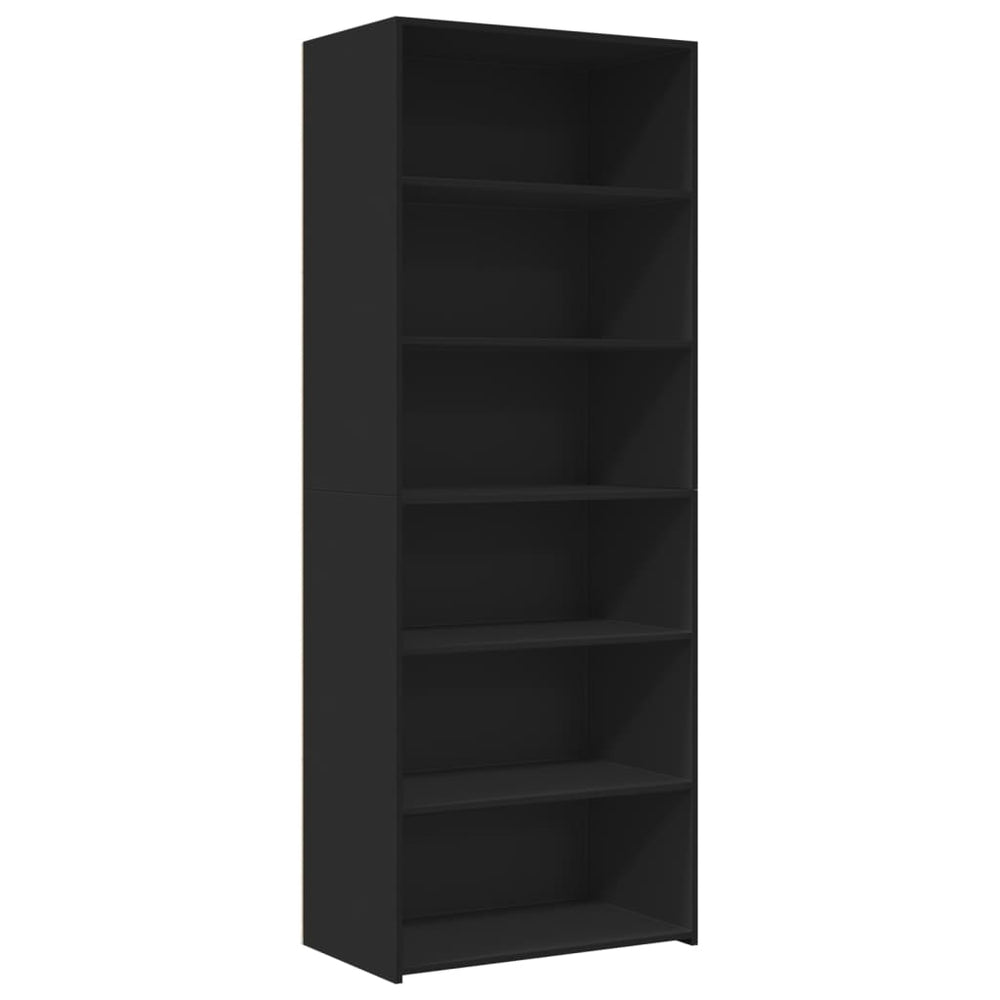 Highboard Schwarz 70x41x185 cm
