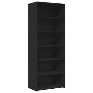 Highboard Schwarz 70x41x185 cm