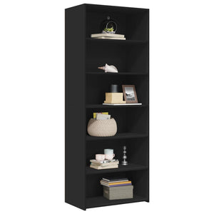 Highboard Schwarz 70x41x185 cm