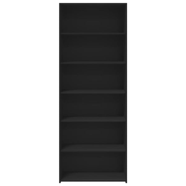 Highboard Schwarz 70x41x185 cm
