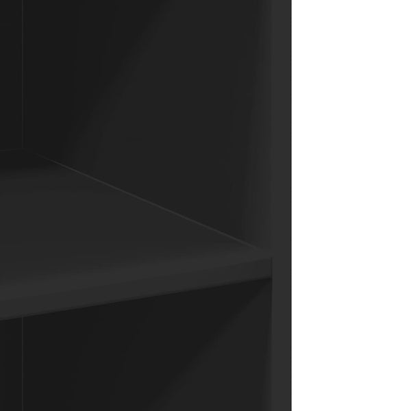 Highboard Schwarz 70x41x185 cm