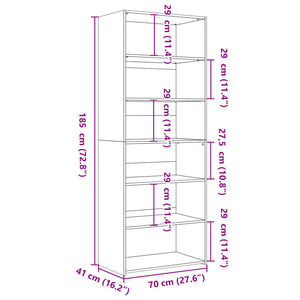 Highboard Sonoma Eiche 70x185 cm