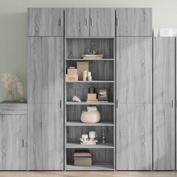 Highboard Grau Sonoma 70x41x185 cm