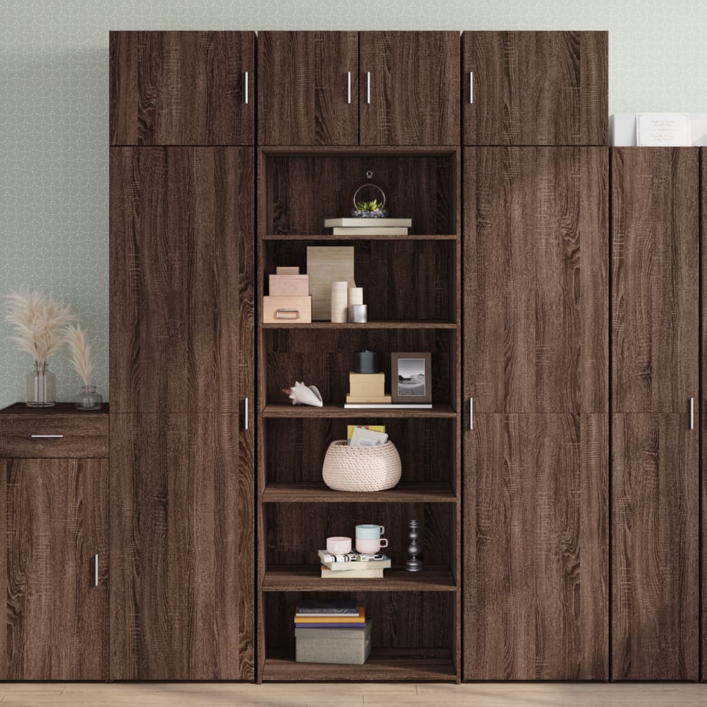 Highboard Braun Eichen-Optik 70x185 cm