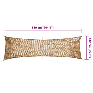 Tarnnetz Sandfarbe 519x142 cm mit Tasche