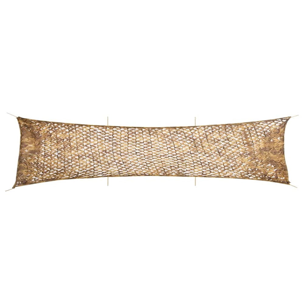 Tarnnetz 613x138 cm Sandfarbe mit Tasche