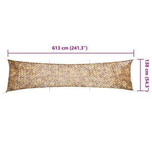 Tarnnetz 613x138 cm Sandfarbe mit Tasche