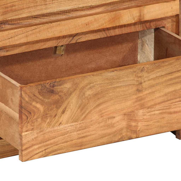 Akazie Schubladenschrank Massivholz 55x75cm