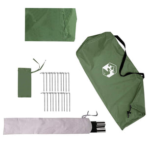 Wasserdichtes Tipi-Zelt für 5 Personen, Grün