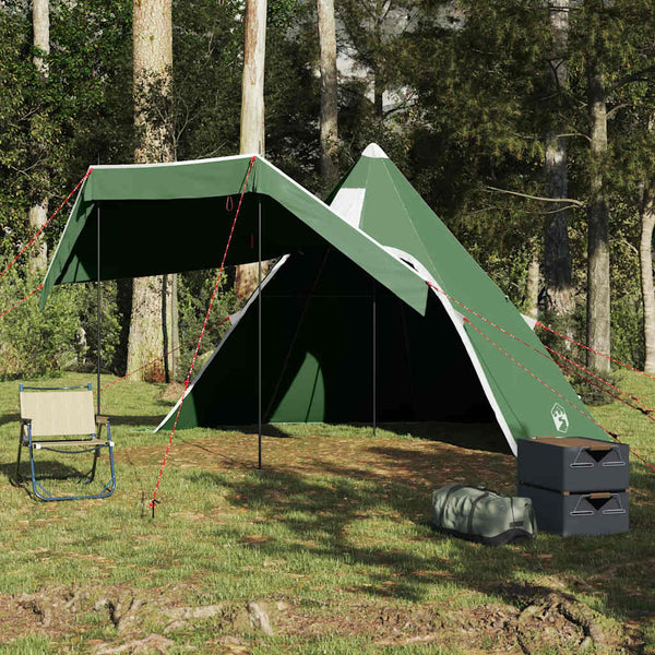 Wasserdichtes Tipi-Zelt für 5 Personen, Grün