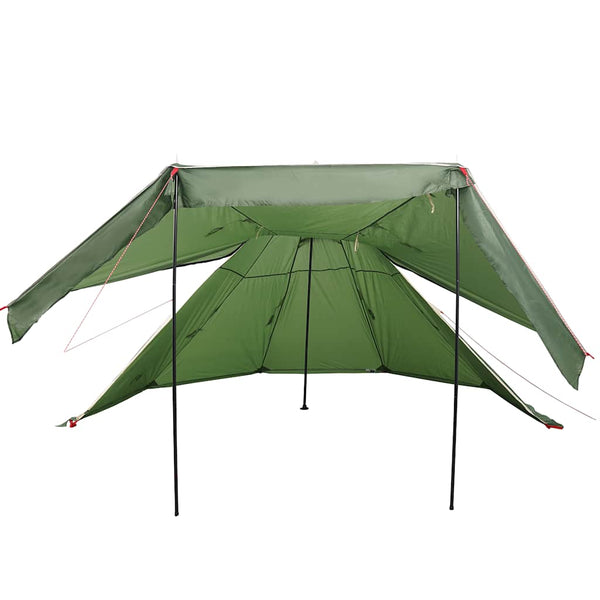 Wasserdichtes Tipi-Zelt für 5 Personen, Grün