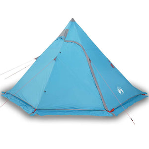 Tipi Campingzelt 5 Personen Wasserdicht Blau