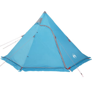 Tipi Campingzelt 5 Personen Wasserdicht Blau