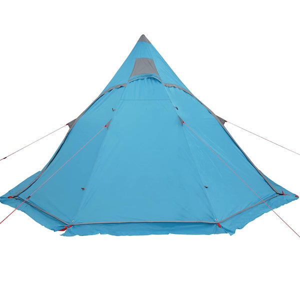 Tipi Campingzelt 5 Personen Wasserdicht Blau