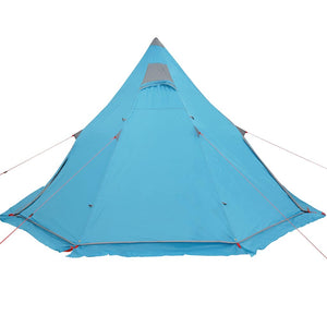 Tipi Campingzelt 5 Personen Wasserdicht Blau