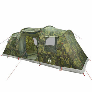 Tunnelzelt 4 Personen Wasserdicht Camouflage