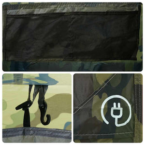 Tunnelzelt 4 Personen Wasserdicht Camouflage