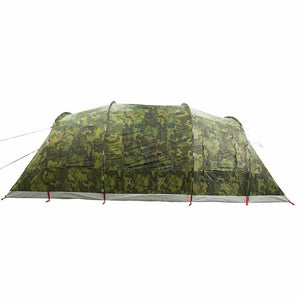 Tunnelzelt 4 Personen Wasserdicht Camouflage