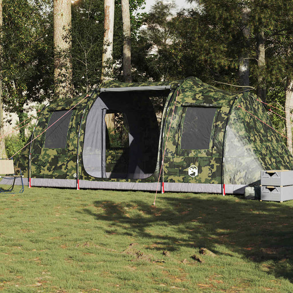 Tunnelzelt 4 Personen Wasserdicht Camouflage
