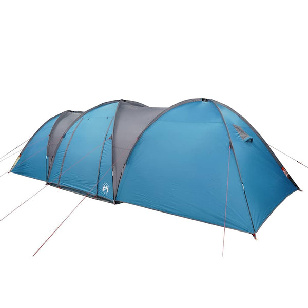 8-Personen Kuppelzelt Blau Wasserdicht
