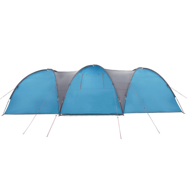 8-Personen Kuppelzelt Blau Wasserdicht