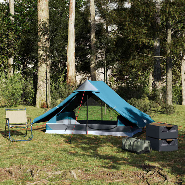 Campingzelt 2 Personen Wasserdicht Blau