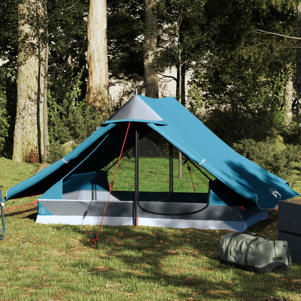 Campingzelt 2 Personen Wasserdicht Blau