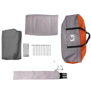Campingzelt 2 Personen Wasserdicht Grau