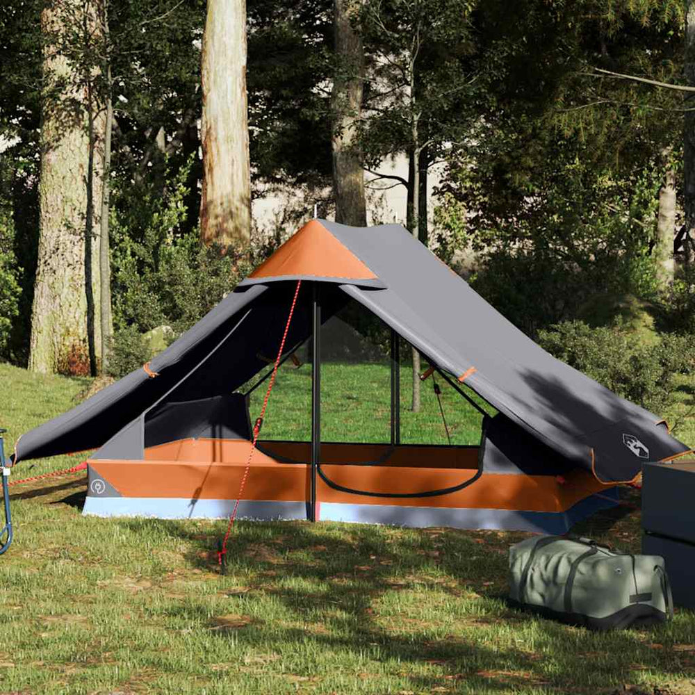 Campingzelt 2 Personen Wasserdicht Grau