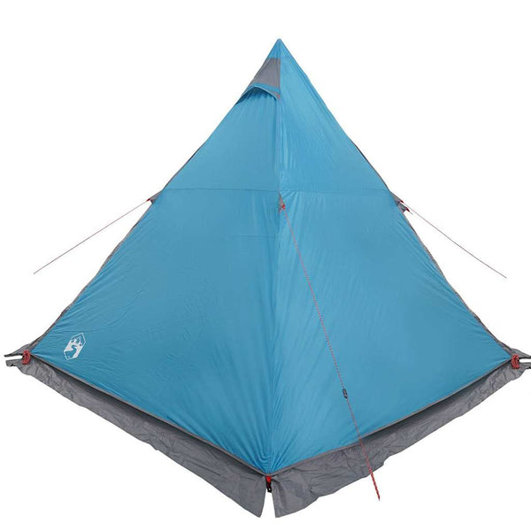 Blaues Tipi-Zelt für 6 Personen