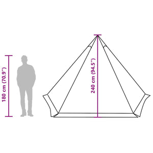 Wasserdichtes Tipi-Zelt für 6 Personen
