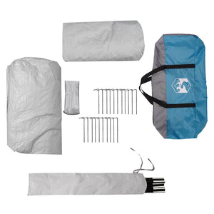 Campingzelt 2 Personen - Blau & Wasserfest