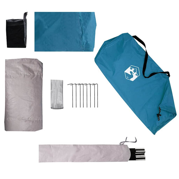 Campingzelt 1 Person - Blau, Wasserfest