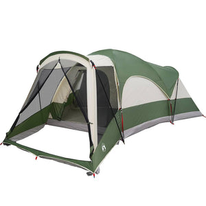 vidaXL Tente tunnel familiale 8 personnes verte imperméable