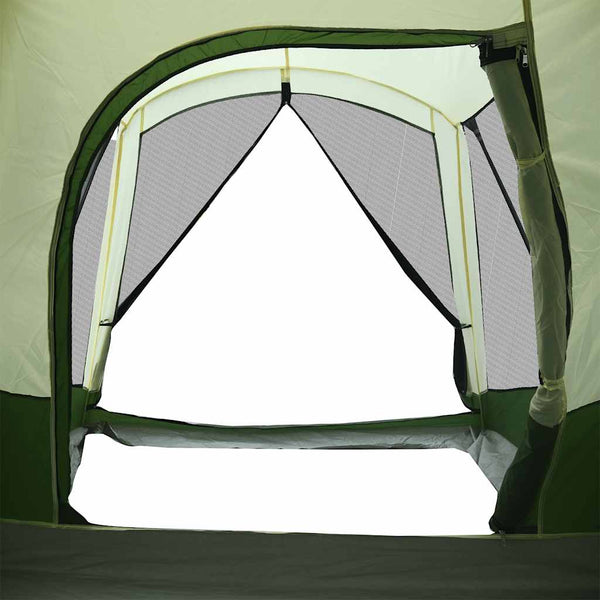 vidaXL Tente tunnel familiale 8 personnes verte imperméable