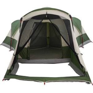 vidaXL Tente tunnel familiale 8 personnes verte imperméable