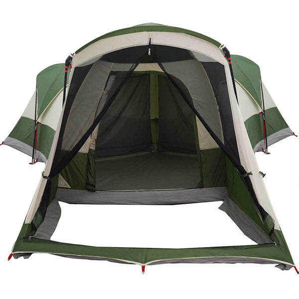 vidaXL Tente tunnel familiale 8 personnes verte imperméable