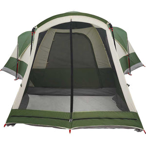 vidaXL Tente tunnel familiale 8 personnes verte imperméable