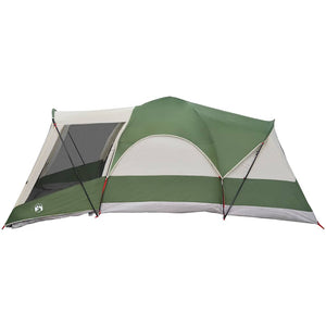 vidaXL Tente tunnel familiale 8 personnes verte imperméable