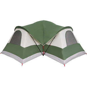 vidaXL Tente tunnel familiale 8 personnes verte imperméable