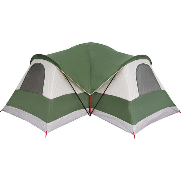 vidaXL Tente tunnel familiale 8 personnes verte imperméable