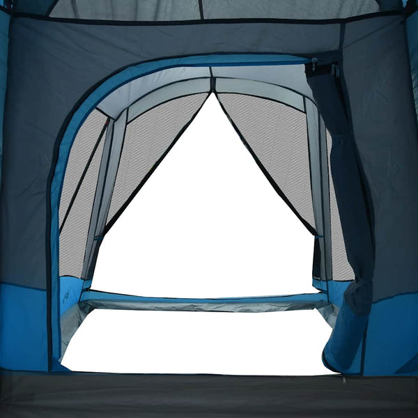 8-Personen Tunnelzelt Blau Wasserdicht