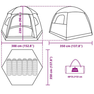 Wasserdichtes 6-Personen Iglu Familienzelt
