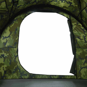 Tunnel Familienzelt 6 Personen Wasserdicht Camouflage