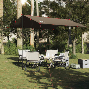 Wasserdichtes Tarp Braun 306x306 cm