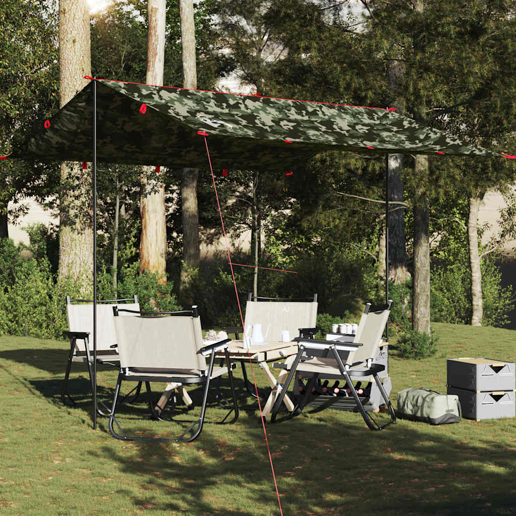 Wasserdichtes Tarp Tarnmuster 306x306 cm