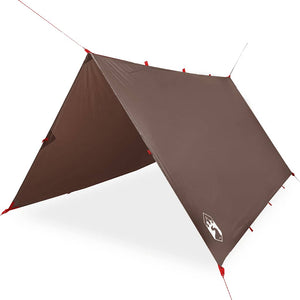 Wasserdichte Tarp Braun 366x306 cm